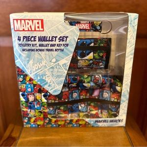 Marvel 4 Piece Travel/Wallet Set
